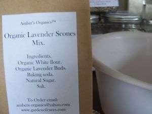 Organic Lift Me Up English Lavender Scones Mix.  