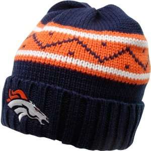  Reebok Denver Broncos Cuffed Knit Hat One Size Fits All 