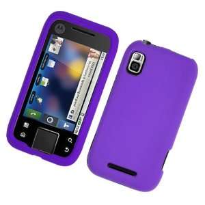  Purple Texture Hard Protector Case Cover For Motorola 