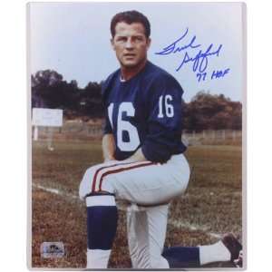  New York Giants #16 Frank Gifford Autographed 8 x 10 