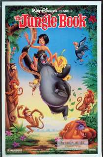JUNGLE BOOK R91 Disney Orig 1sheet Poster  
