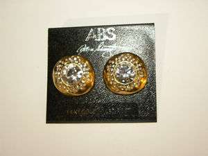 abs by allen schwartz earrings 14kt gold filled post$75  