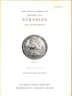 SPECIAL COLLECTION COINS OF NüRNBERG FROM OLD ESTATE  