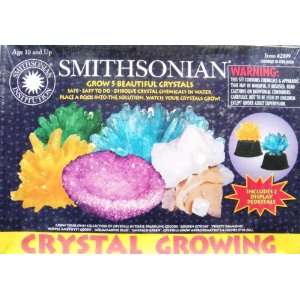  Smithsonian Crystal Growing ~ Grow 5 Beautiful Crystals 