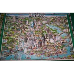  City of Boston 504 Tripl Thick Piece Jigsaw Puzzle Toys 