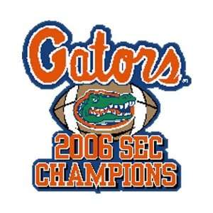    Florida Gators 2006 SEC Champions Football Decal