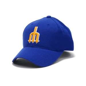  Seattle Mariners Hat 1977 Throwback Fitted Cap by American 