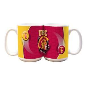  NCAA USC Trojans 2 Pack 15oz White Searle Mug