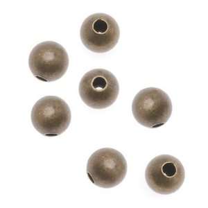  Antiqued Brass 6mm Round Seamed Beads (25) Arts, Crafts & Sewing