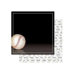  Scrappin Sports Paper 12x12 Baseball Reflections 25 Pack 
