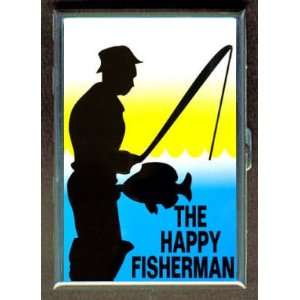 KL THE HAPPY FISHERMAN CUTE ID CREDIT CARD WALLET CIGARETTE CASE 