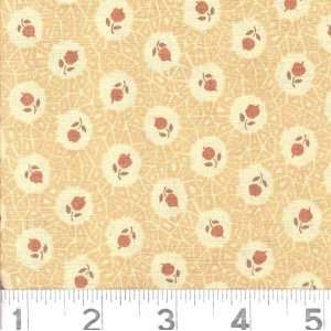  45 Wide Quilters Cotton Print Roses in Cracked Ice 