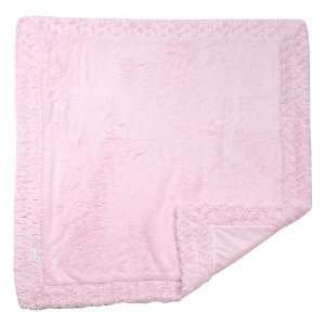  FAO Schwarz Pink Embossed Texture Swirl Blanket Baby