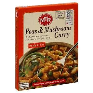 MTR Peas and Mushroom Curry, 10.56 Ounce Boxes (Pack of 10)  