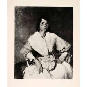 1921 Print Spanish Gypsy Portrait Robert Henri American 
