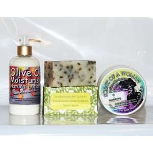   Country Lavender Shea Butter Soap & Scent of a Woman Body Cream