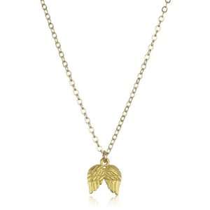   Dogeared Moms Are Angels Gold Dipped Sterling Silver Necklace