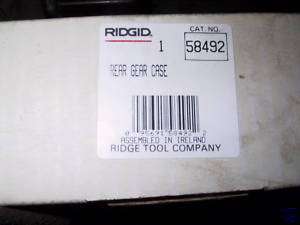new in box ridgid rear gear case 58492  