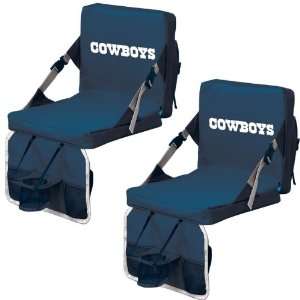 Dallas Cowboys 2 Pack Stadium Seat   NFL Football  Sports 