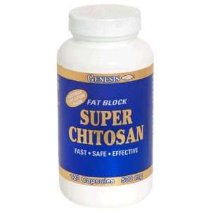  Genesis Super Chitosan Fat Block Capsules, 500 mg, 120 