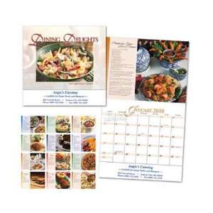  Dining Delights   Stapled Calendar   A 13 month calendar 