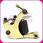 1pcs Golden 8 Wrap Coil Dual coiled Tattoo Machine Liner Shader