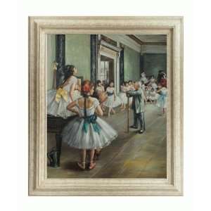 Art Reproduction Oil Painting   Degas Paintings The Dance Class with 