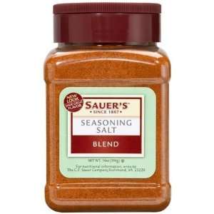 Sauers Seasoning Salt, 4 oz Jars, 6 pk Grocery & Gourmet Food