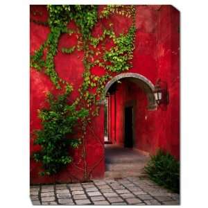  Crimson Passage All Weather Giclee (Multi) (40H x 30W x 