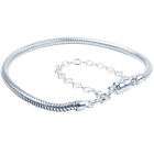 925 Safety Chain TWIN CLASPS Popular Bead Bracelet  