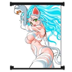  Darkstalkers Nightwarriors Felicia Game Fabric Wall Scroll 