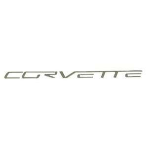  2005 12 Corvette Dash Air Bag Domed Letters Chrome 