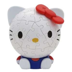  60 Pieces 3D Puzzle   Hello Kitty   7.6cm Kitty Shape 