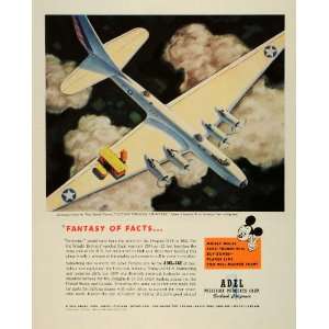  1943 Ad Adel Precision Aircraft Douglas B 19 WWII Walt 