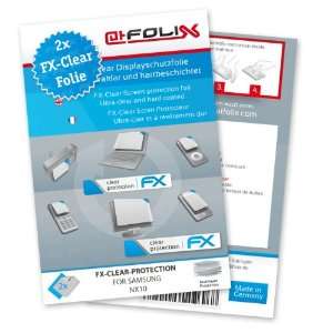 com 2 x atFoliX FX Clear Invisible screen protector for Samsung NX10 