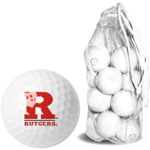  Rutgers Scarlet Knights NCAA Clear Pack 15 Golf Balls 
