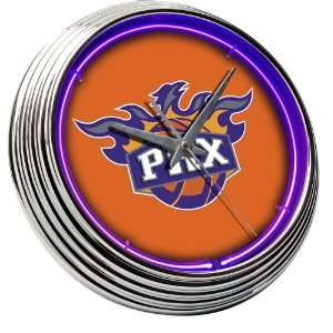  Phoenix Suns Neon Clock Automotive