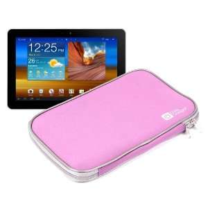  Custom Fit Pink Neoprene Zip Case For Samsung Galaxy Tab 
