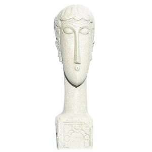  Abstract Female Head Sculpture (1913) by Modigliani   MO08 