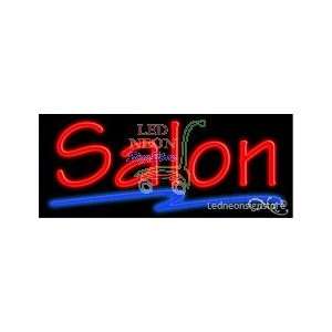 Salon Neon Sign 13 inch tall x 32 inch wide x 3.5 inch Deep inch deep 