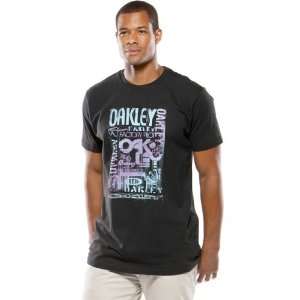 Oakley Rebel Spray Mens Short Sleeve Sportswear T Shirt/Tee w/ Free B 