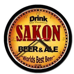  SAKON beer and ale cerveza wall clock 