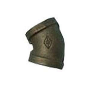 45 Elbow 300# Black Malleable   1 1/2  Industrial 