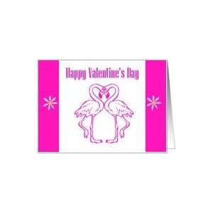 Happy Valentines Day St. Valentine Saint Valentine Flamingo Flamingos 