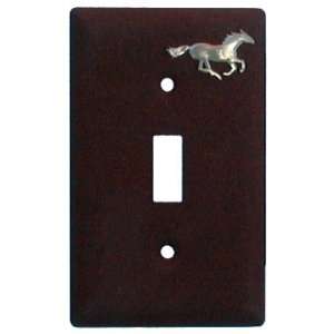  Running Horse Single Switchplate Cover