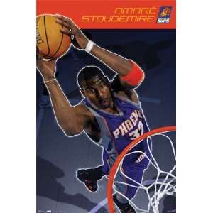  Amare Stoudemire (Dunking) Sports Poster Print   24 X 36 