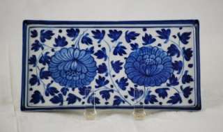 MAITLAND SMITH LTD Blue & White Hand Made Ceramic Condiment Vanity 