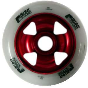  Blunt Cross Wheel White Red 100mm 