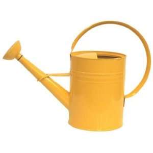 Houston International 8582E SAFF 1 Gallon Steel Watering Can, Saffron