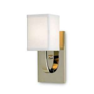  Currey and Company 5084 Sadler Wall Sconce in Nickel 5084 